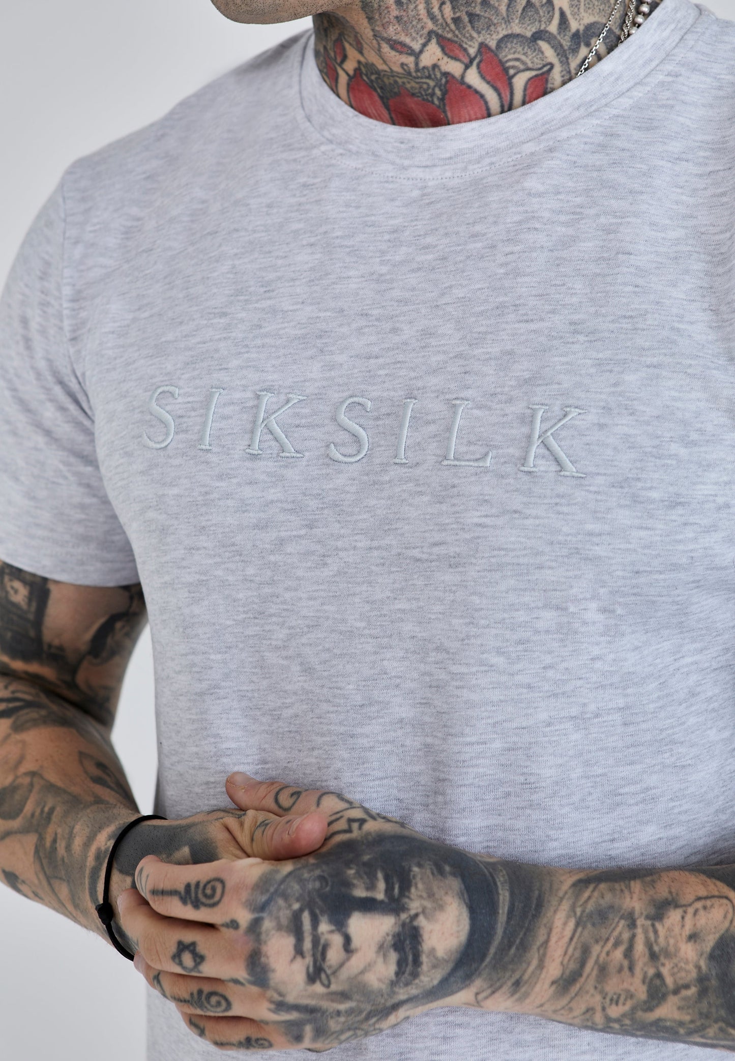 Grey Marl Logo T-Shirt