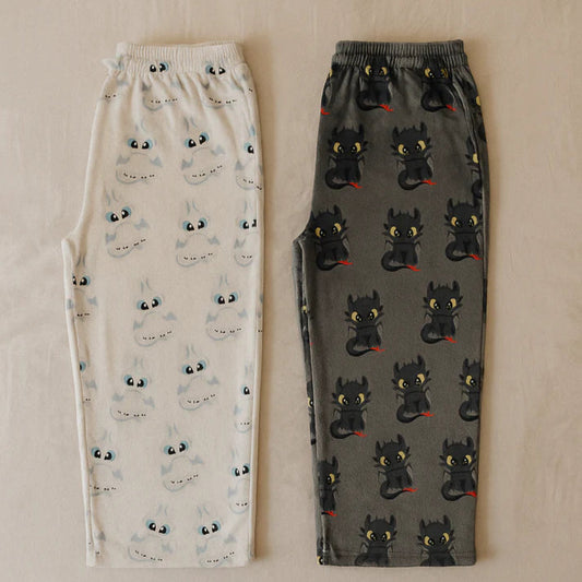 Cute unisex couple pajama pants