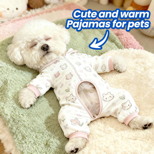 Cozy Velvet Pup Pajamas