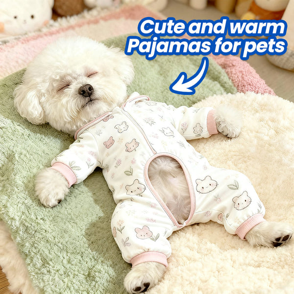 Cozy Velvet Pup Pajamas